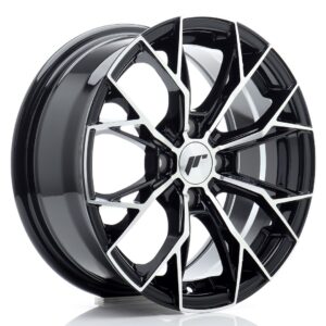 JR WHEELS JR49 15x6,5 ET35 4x100 Gloss Black Machined Face